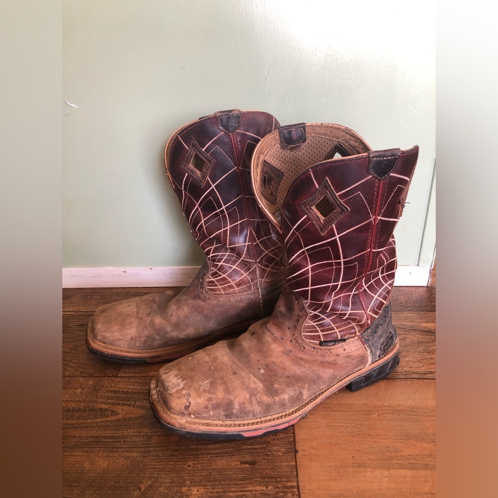 Justin SE4835 Derrickman 12" Waterproof Composite Toe Work Boots Men's sz 11.5 D